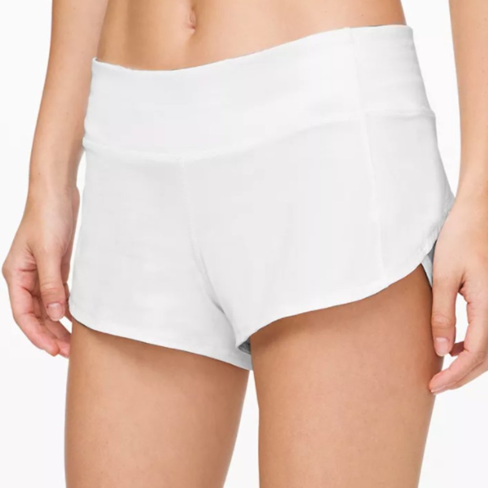 NWOT Lululemon speed up 2.5" size 2